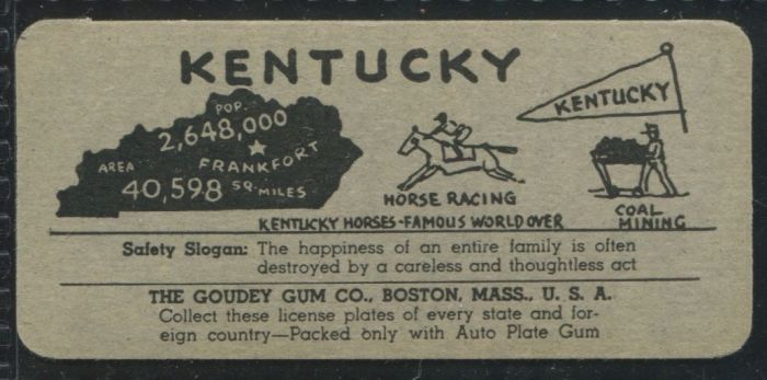R19-4 Goudey License Plates